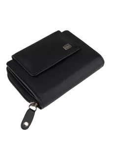 Choice női fekete bőr pénztárca