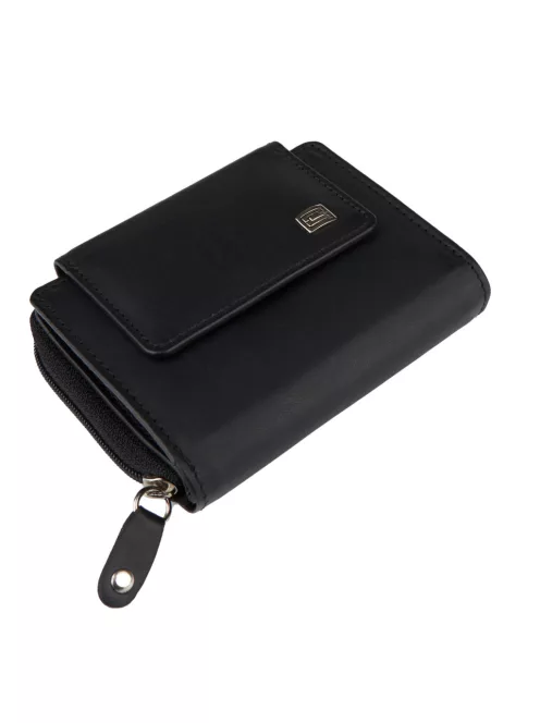 Choice női fekete bőr pénztárca