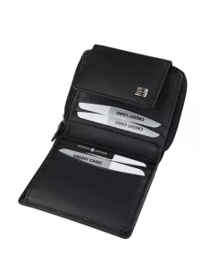 Choice női fekete bőr pénztárca