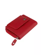 Choice női piros bőr pénztárca