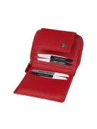 Choice női piros bőr pénztárca