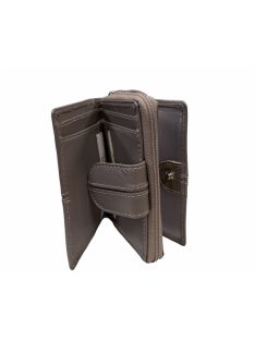   Carelli női pénztárca álló fazonú fényképtartós szürke