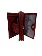 Kadro meggypiros bőr női pénztárca