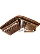 Kadro patentos zsírosbőr bankkártya tartó és pénztárca