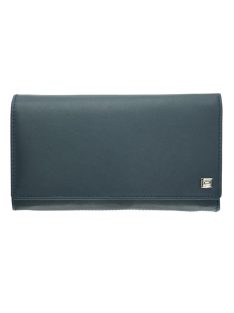 Női hosszú kék valódi bőr pénztárca-Choice