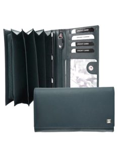 Női hosszú kék valódi bőr pénztárca-Choice