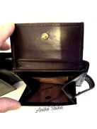 Férfi bőr pénztárca patentos barna Corvo Bianco