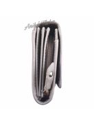 Fekete bőr női nagy pénztárca Carelli