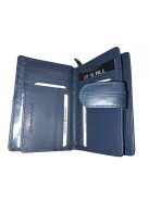 Giorgio Carelli bőr női pénztárca sok kártyás kék