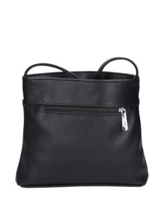 Karen rostbőr kis válltáska billenő záras fekete D099