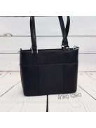 Karen női táska kis  szögletes kézi táska fekete