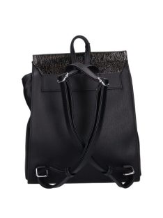 Karen női hátitáska fedeles 9230 fekete
