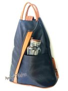 MaxModa olasz bőr háromszög háti fekete