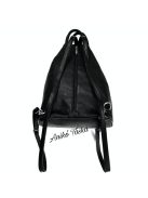 MaxModa olasz bőr háromszög háti fekete