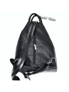 MaxModa olasz bőr háromszög háti fekete