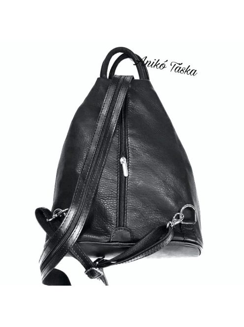 MaxModa olasz bőr háromszög háti fekete