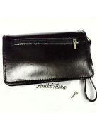 Olasz bőr autós táska férfi fekete