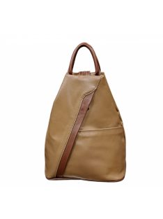 Olasz bőr háti táska barna