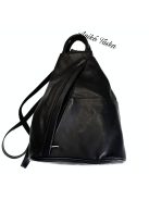 Olasz bőr háti táska barna