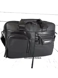 Matties laptop táska vászon fekete