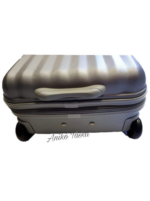 Kézipoggyász bőrönd kék szürke