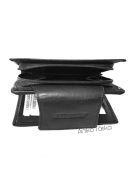 S. BELLMONTE kártyatartós belső patentos pénztárca fekete