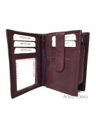 S. BELLMONTE kártyatartós belső patentos pénztárca lila