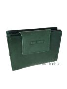 S. BELLMONTE kártyatartós belső patentos pénztárca zöld