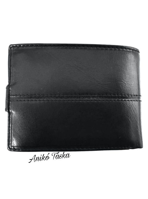 Férfi bőr pénztárca belül patentos sok kártyás barna Vester