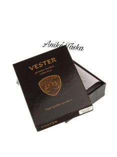   Férfi bőr pénztárca kívül patentos felhajtós igazolványtartóval barna Vester