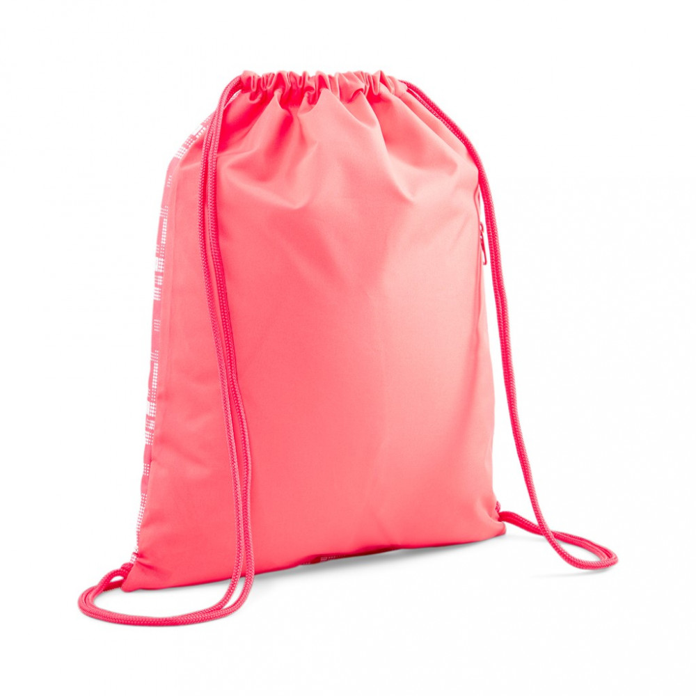 Puma tornazsák cipzáras zsebes feliratos mintás pink