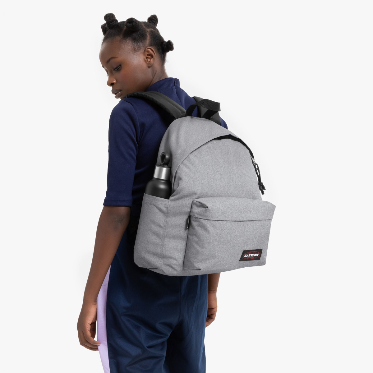 Eastpak DAY PAK'R ikonikus hátizsák laptoptartós kulacstartós cirmosszürke