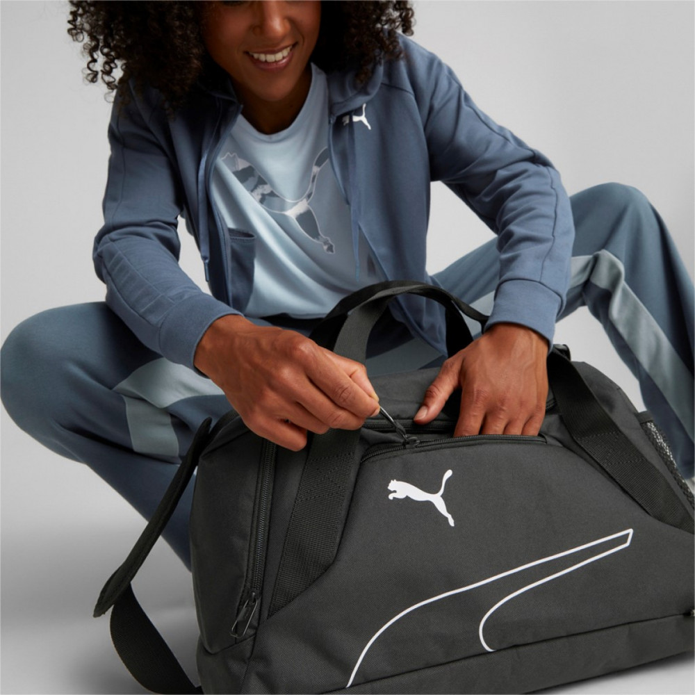 Puma S kis sporttáska vonalrajz logós szürke