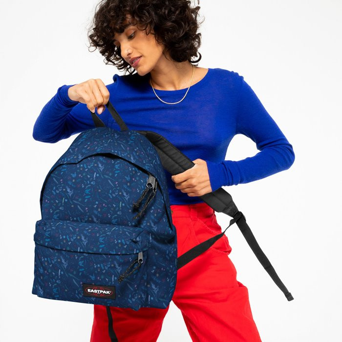 Eastpak Padded Pak egyszerű hátizsák kék gyógynövények