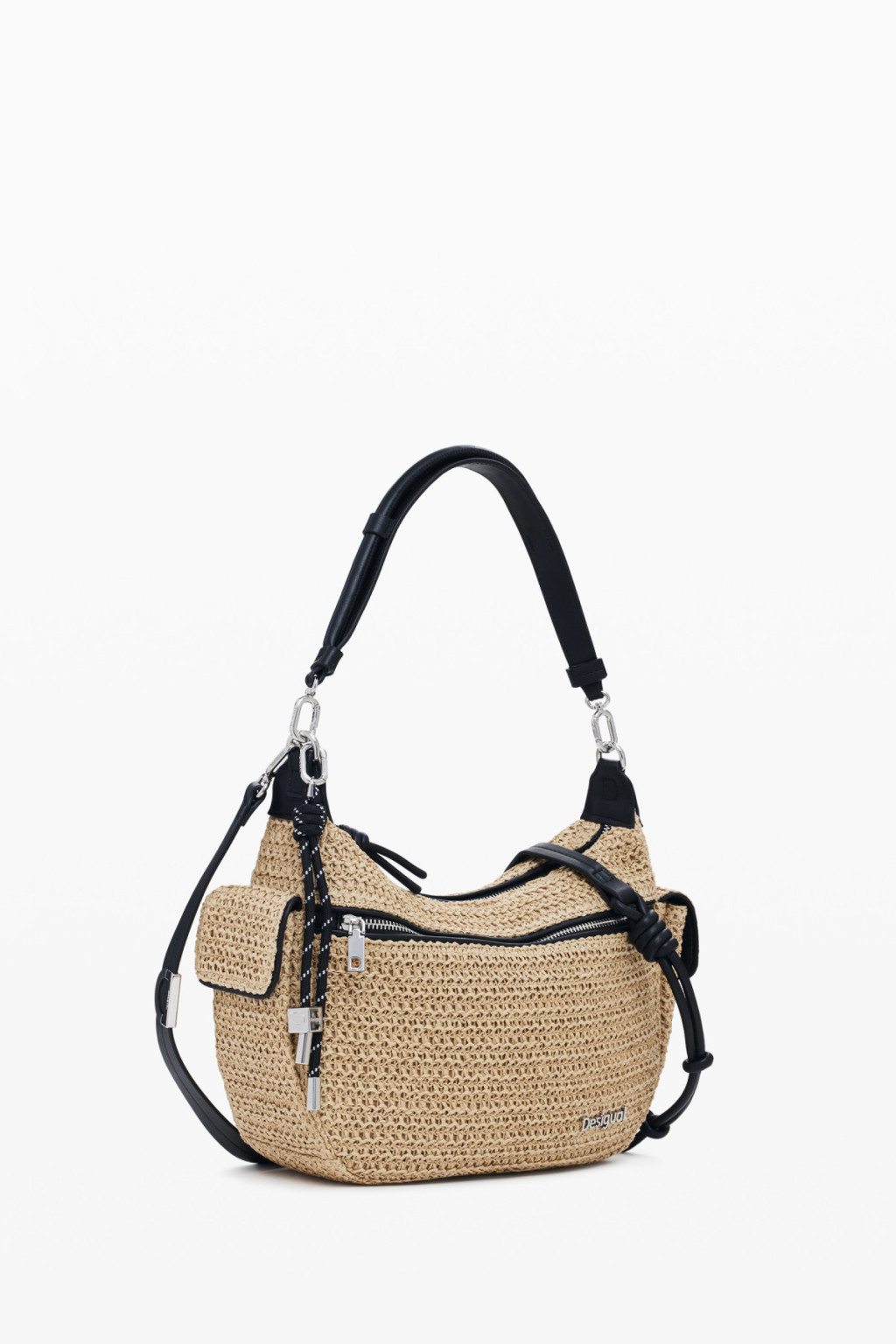 BAG_HALF LOGO RAFFIA ASTANA